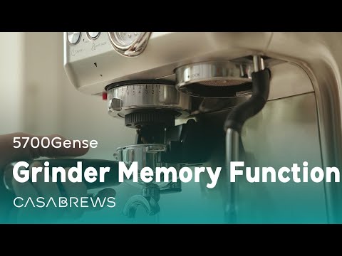 5700Gense™ Espresso Machine | Grinder memory function | Casabrews