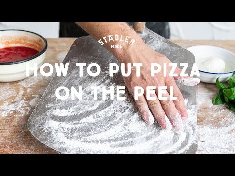 How to put Pizza on the Peel