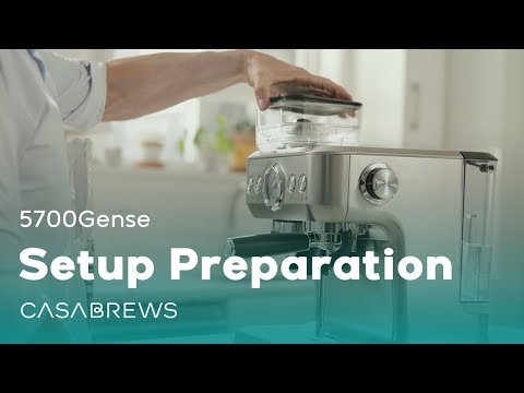 5700Gense™ Espresso Machine | Setting up your espresso machine | Casabrews