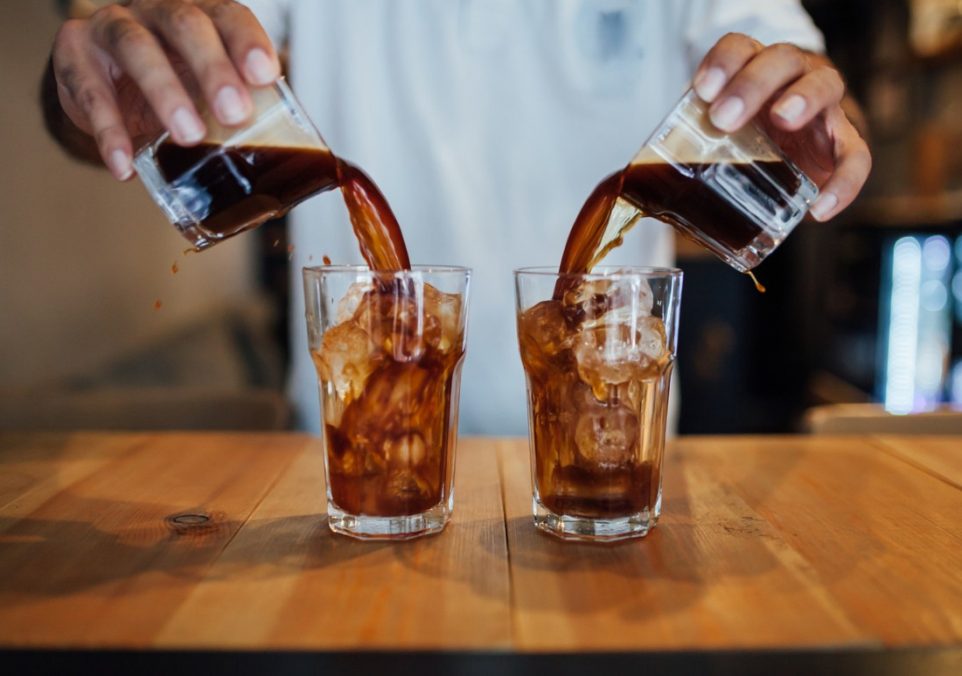 making cold brew coffee