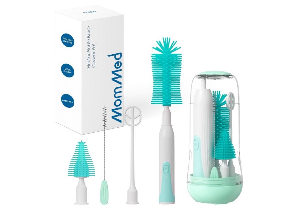 mommed electric baby bottle brush set