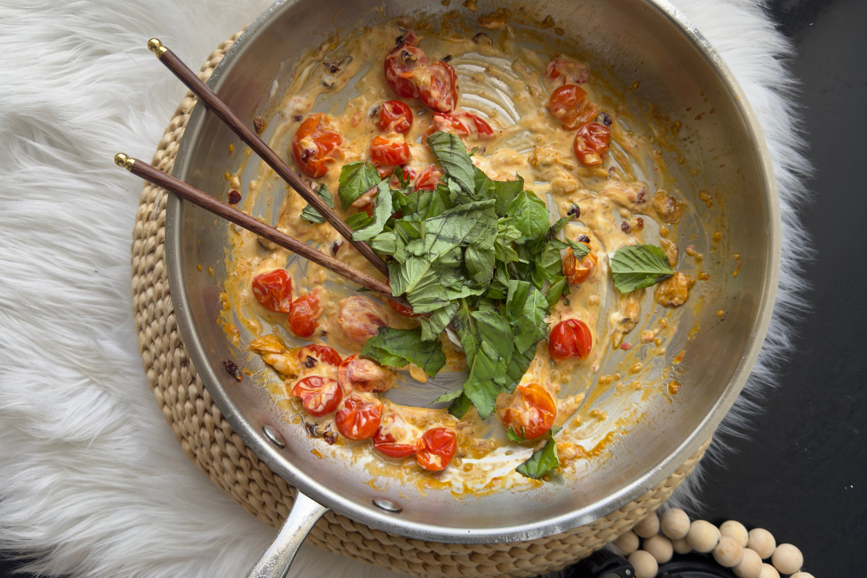 creamy tomato pasta