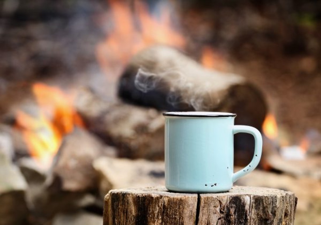 make coffee while camping