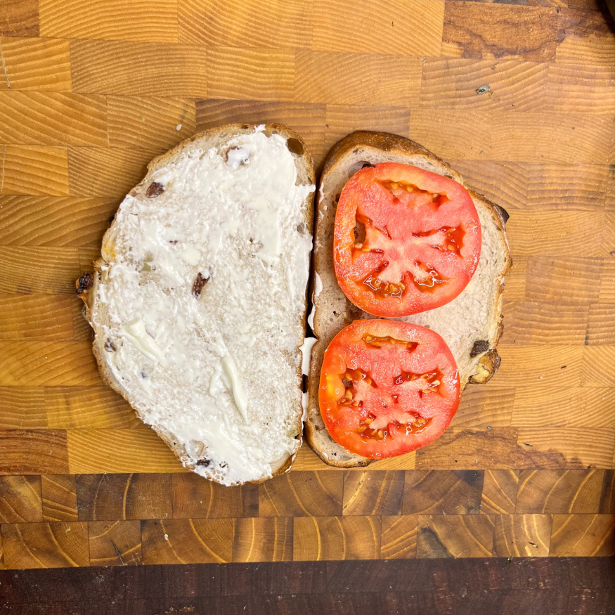 Tomato and Avocado Sandwich